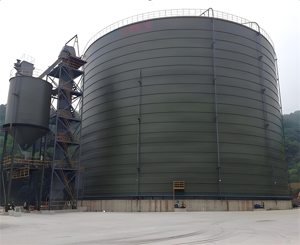 黑河大型粉煤灰储存钢板库施工建造